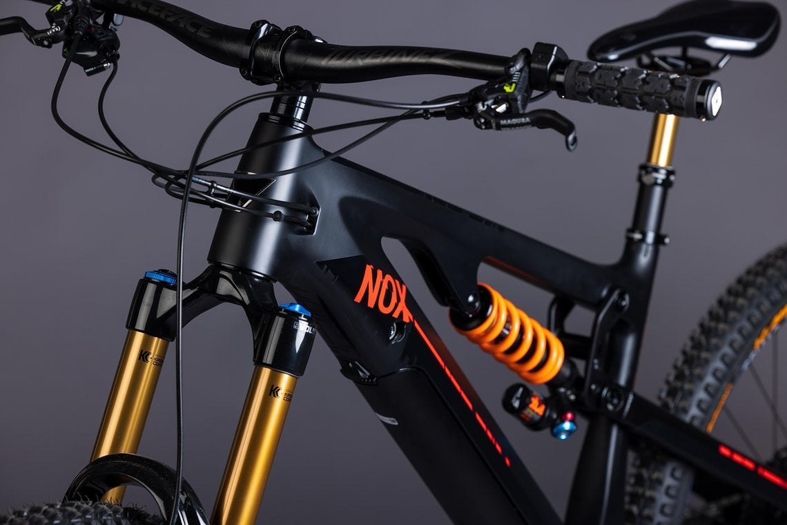 Das Design des Nox Helium 7.1 Enduro – MY 2022 ist schnörkellos, modern.