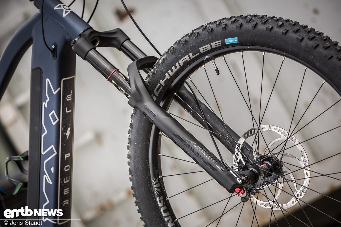 Am Trailbike ist eine RockShox Pike-Federgabel immer eine gute Wahl.