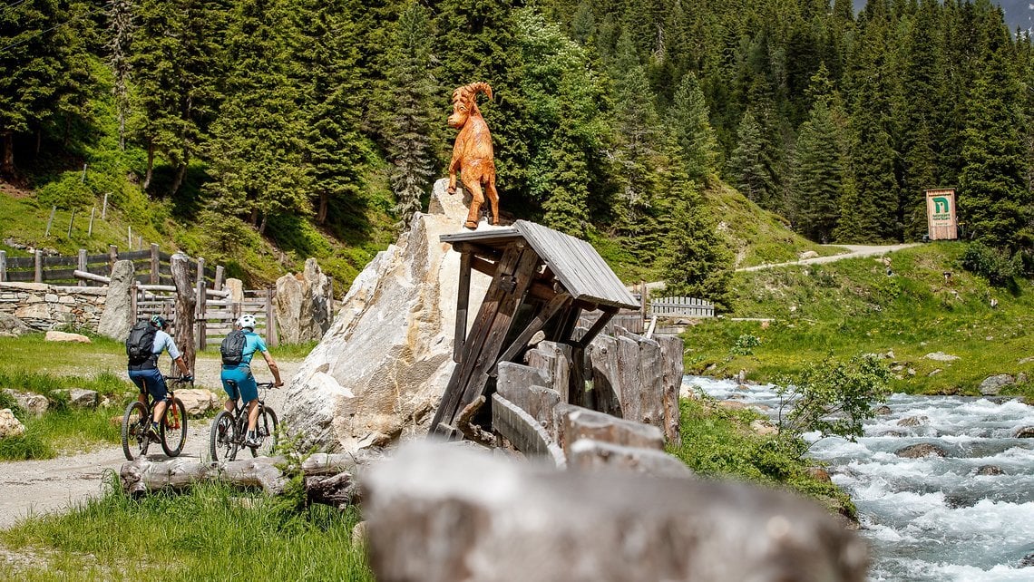 Auf dem Weg zur Lienzer Hütte. Mit dem E-MTB durch Osttirol