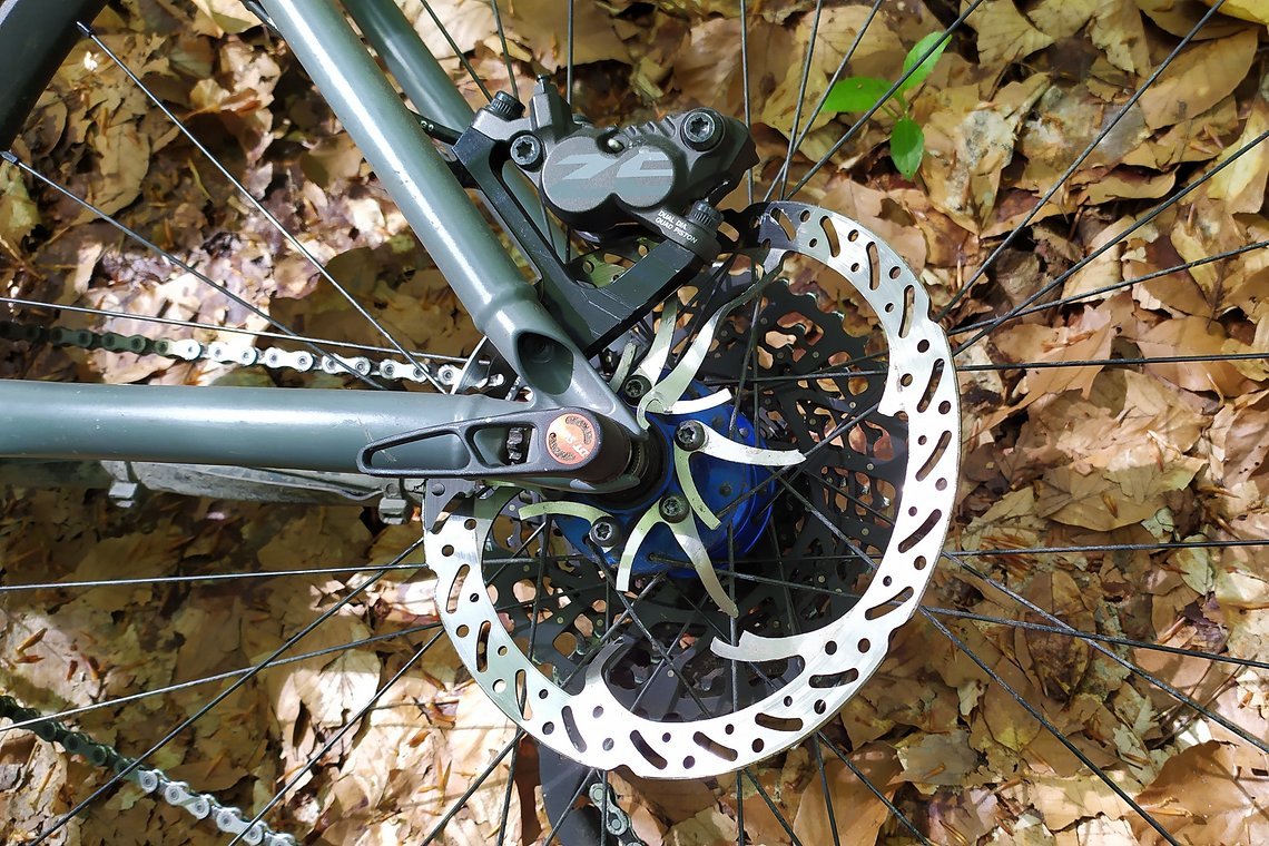 MTB-News-User Ali Baba 089 nach zerstörender Materialprüfung seiner Bremsscheibe.