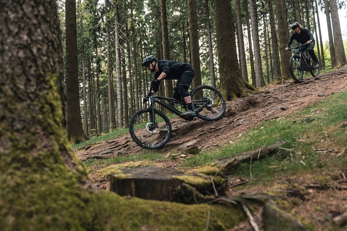 Agil und schnell, beinahe wie mit einem klassischen MTB.