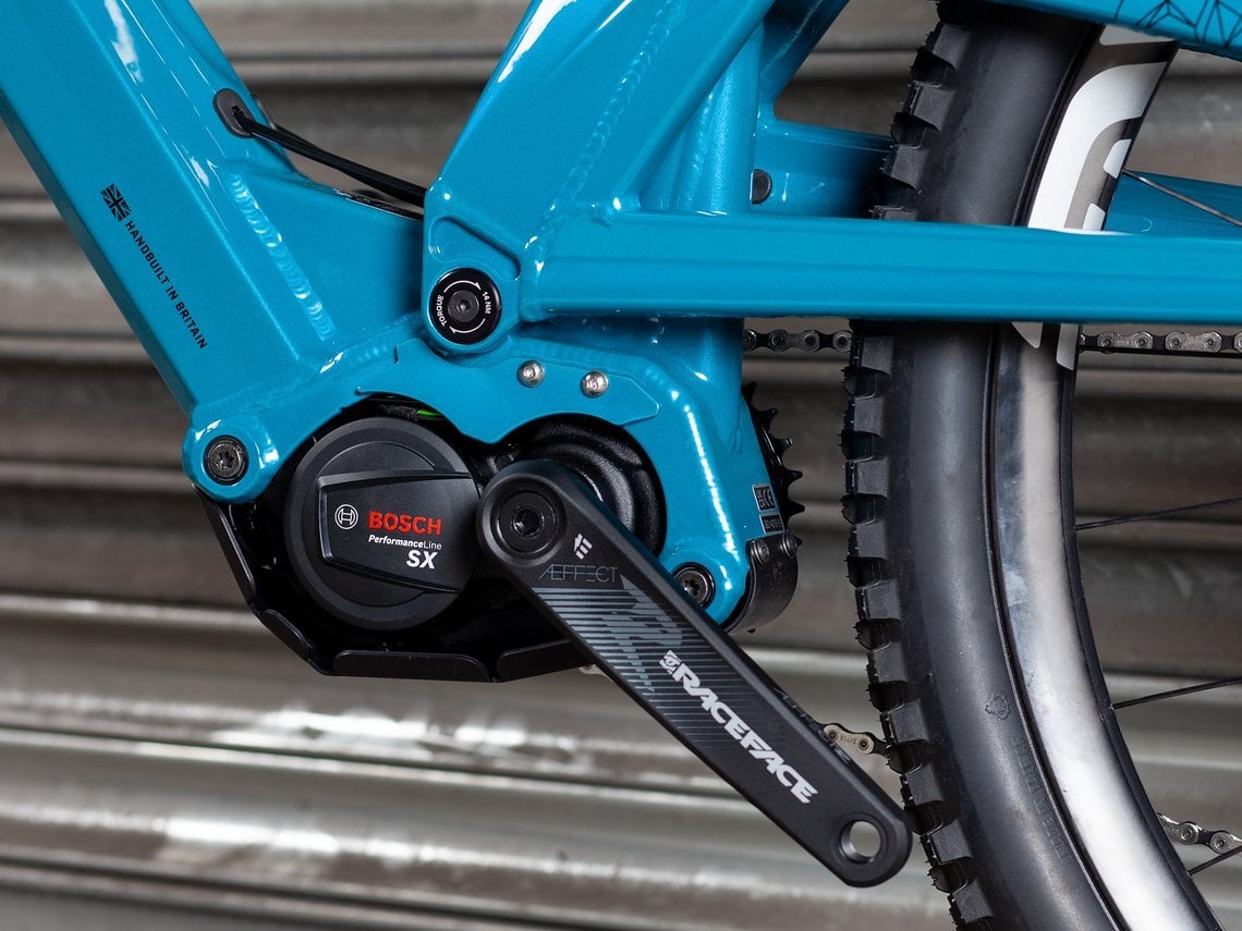 55 Nm Drehmoment generiert der Bosch SX – trotz 160 mm Federweg dürfte dies wohl das Orange Trailbike sein.