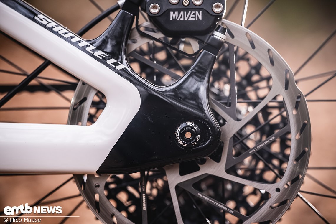 Neu am Shuttle LT: die variable Kettenstrebenlänge.