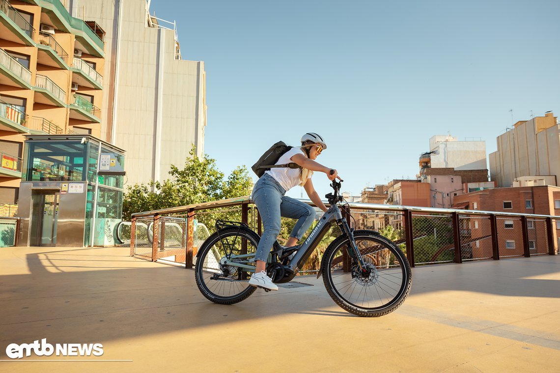 Das Haibike ADVENTR glänzt mit einer sinnvollen ...