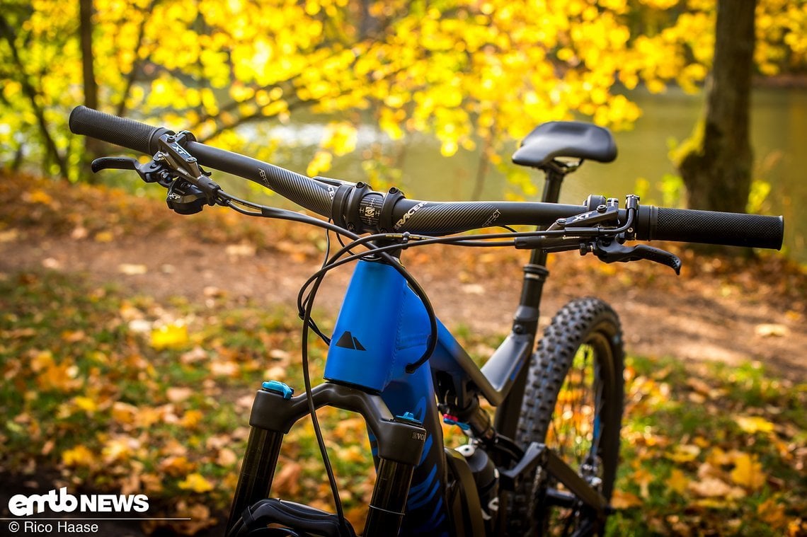 Bikes mit großen 29" Laufrädern und 2,6" breiten Reifen verlangen in der Regel nach einem etwas breiteren Lenker