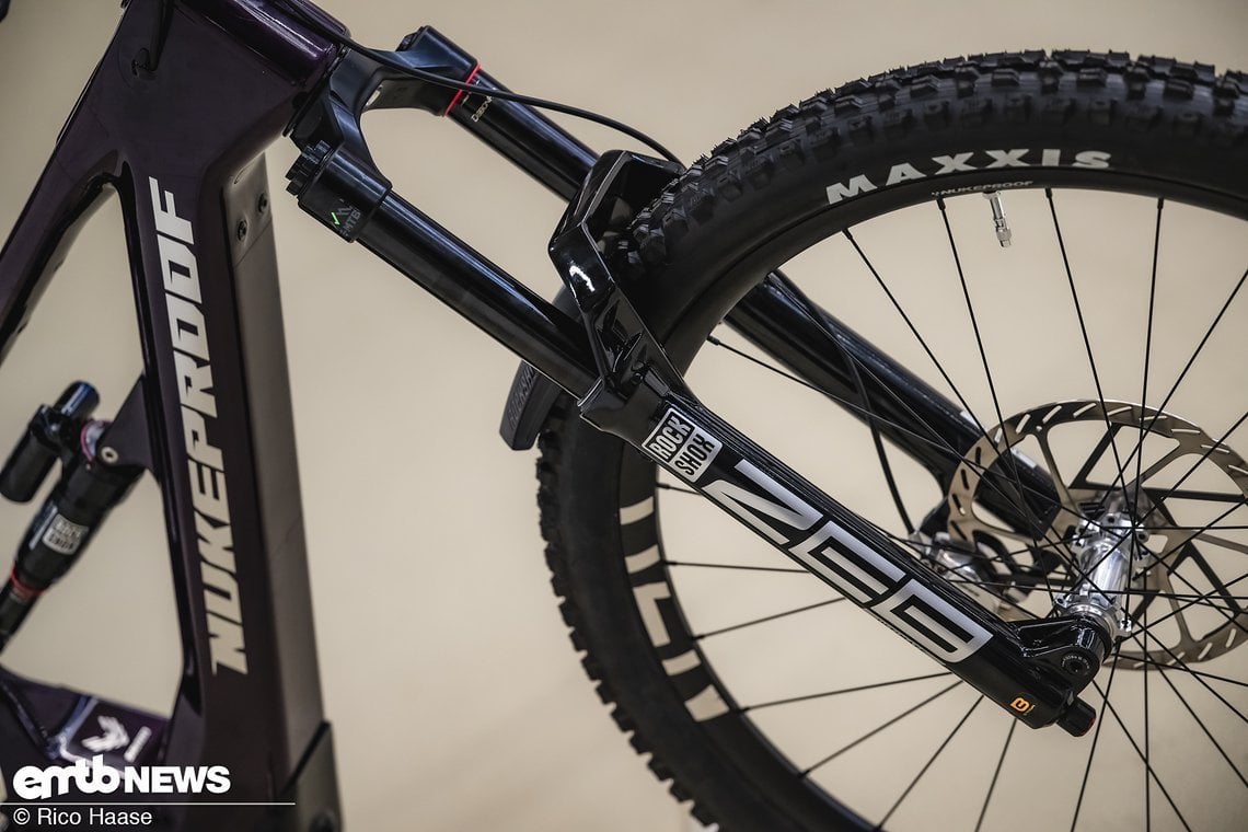 Nukeproof-E-Bike mit SRAM Eagle Powertrain Motorsystem