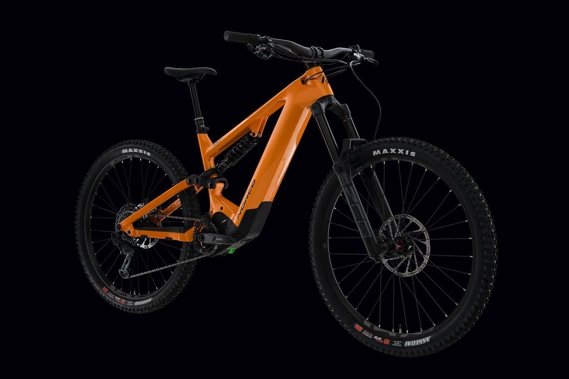 Das Norco Range VLT C2 ist knalligem Orange erhältlich