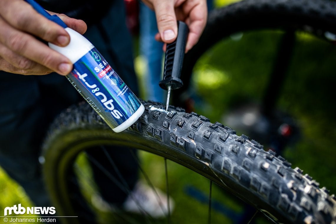 Wer tubeless fährt, braucht Milch.