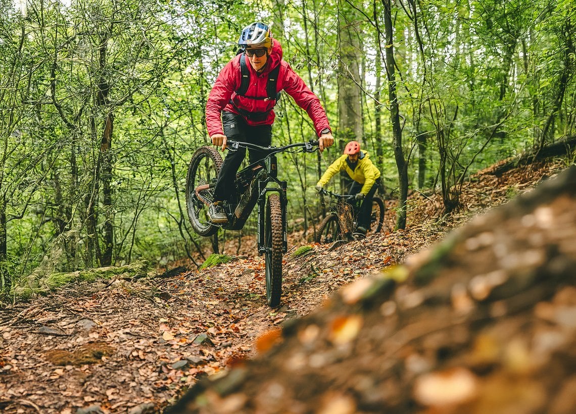 ... natürlich jede Menge Trail für den Spaß übrig.