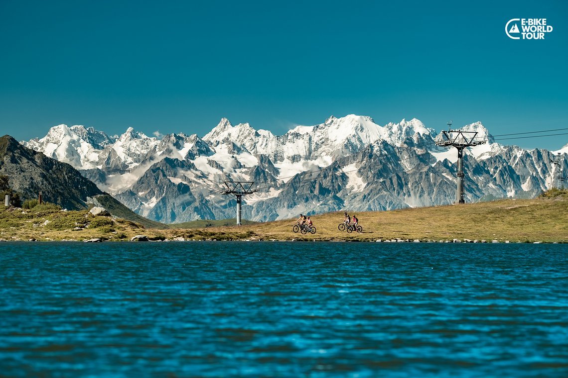 … Alpenpanoramen und Trails vom allerfeinsten.