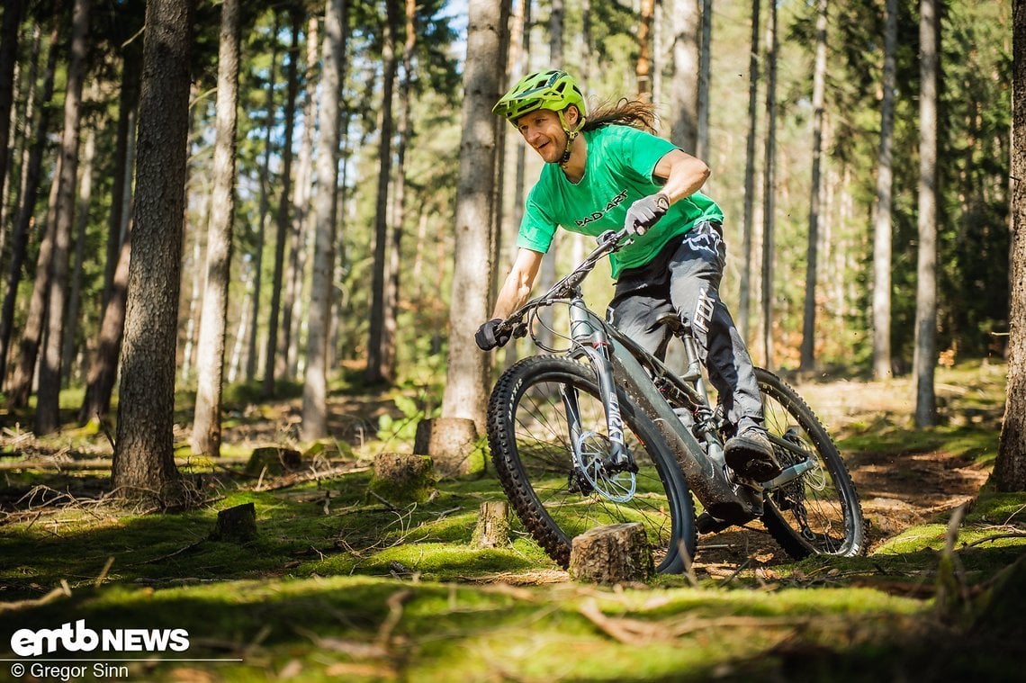 Sanfte, dahinrollende Trails machen mit dem Whyte auch viel Spaß