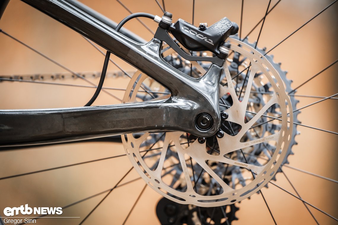 … die SRAM Code R entspricht in Sachen Power und Verarbeitung nicht ganz modernen Standards.