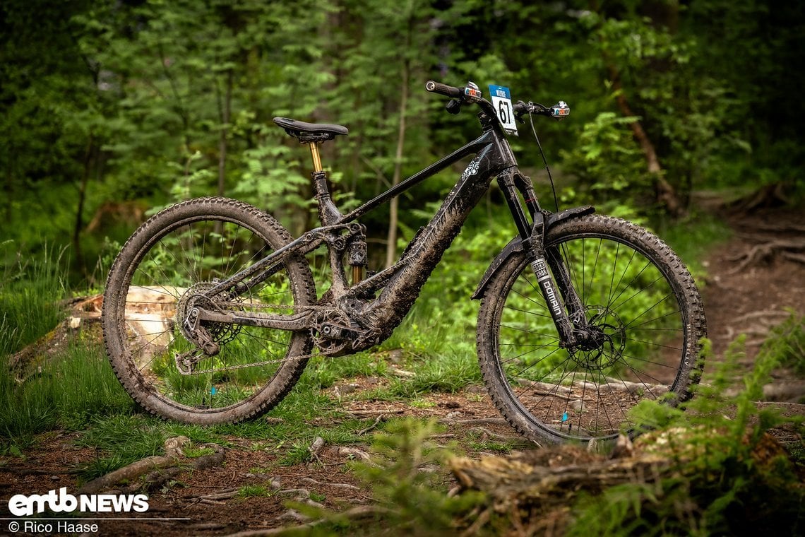 Ich war mit einem Orbea Wild bei der Deutschen Meisterschaft E-Enduro 2024 am Start.