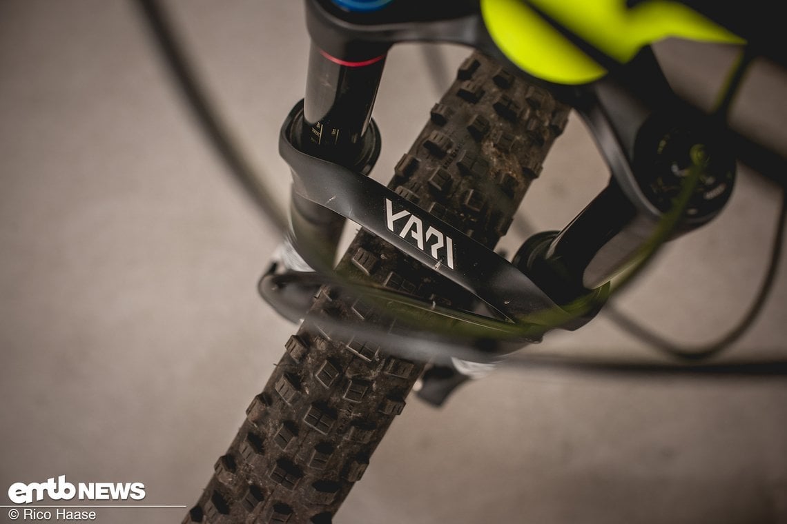 Die RockShox Yari absorbiert die Unebenheiten