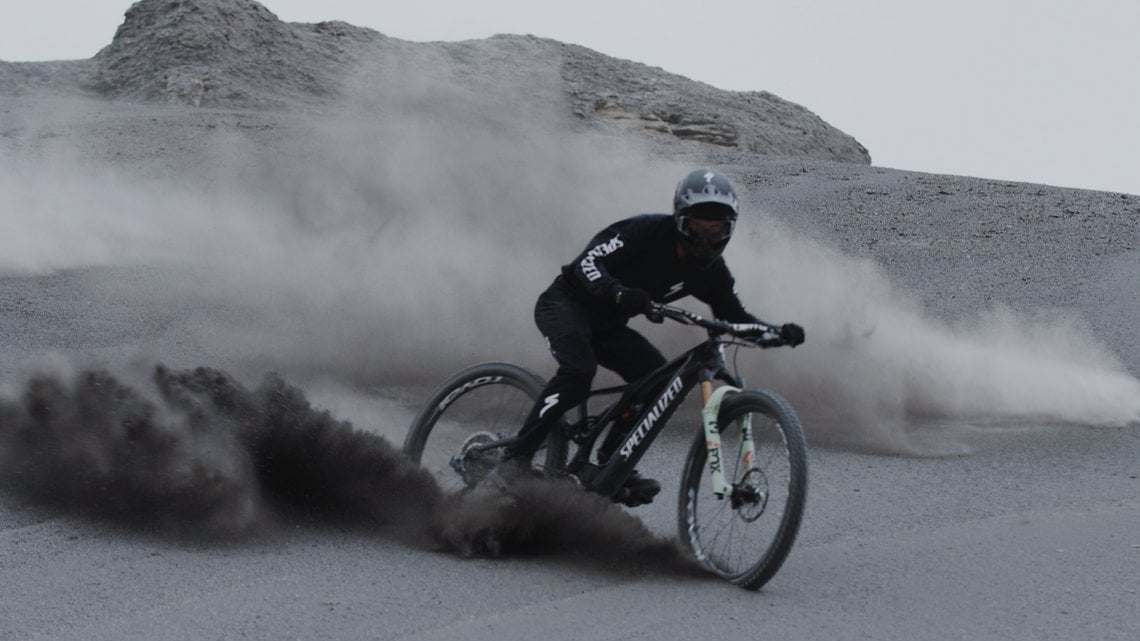 E-MTB-Video: Marshall Mullen rockt auf dem Terrain der Redbull Rampage