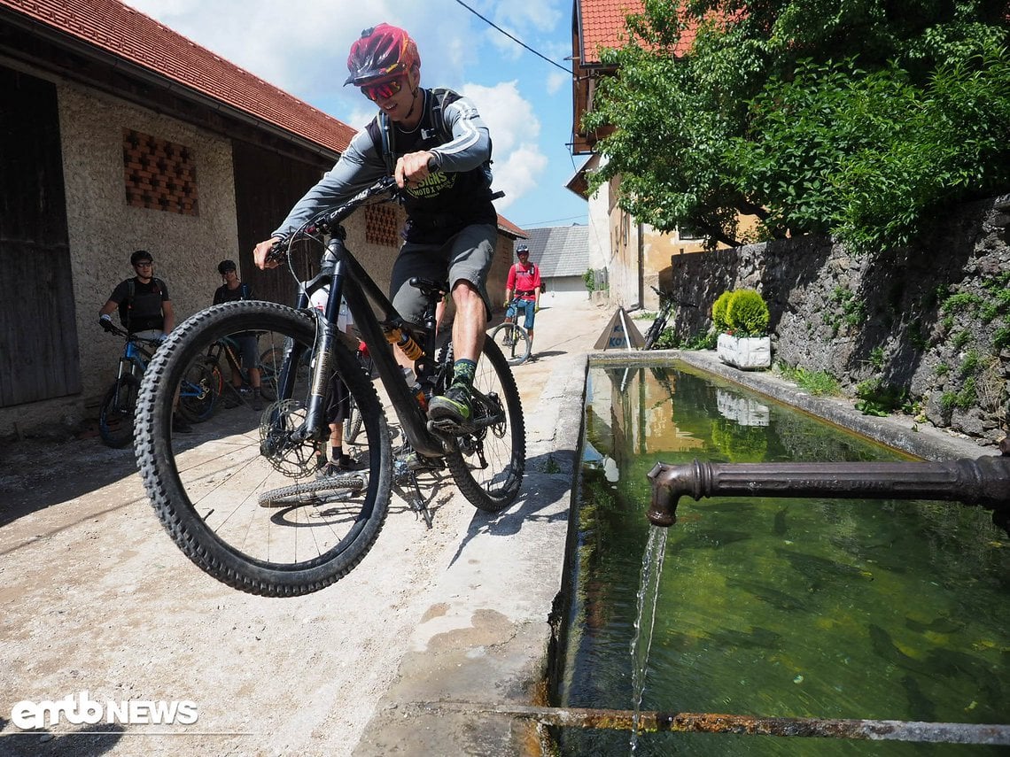 Danny MacAskill am Werk... oder doch nur ein übermütiger Reporter von uns?