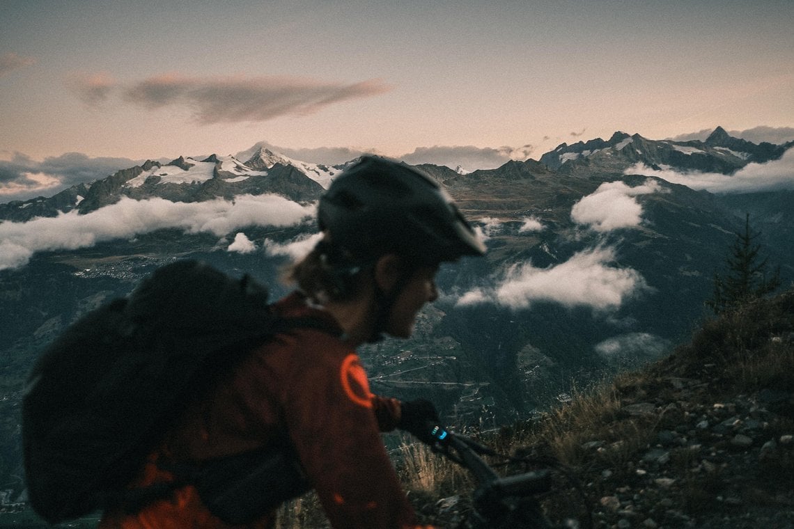 Morgenstimmung auf dem Weg zum Breithorn