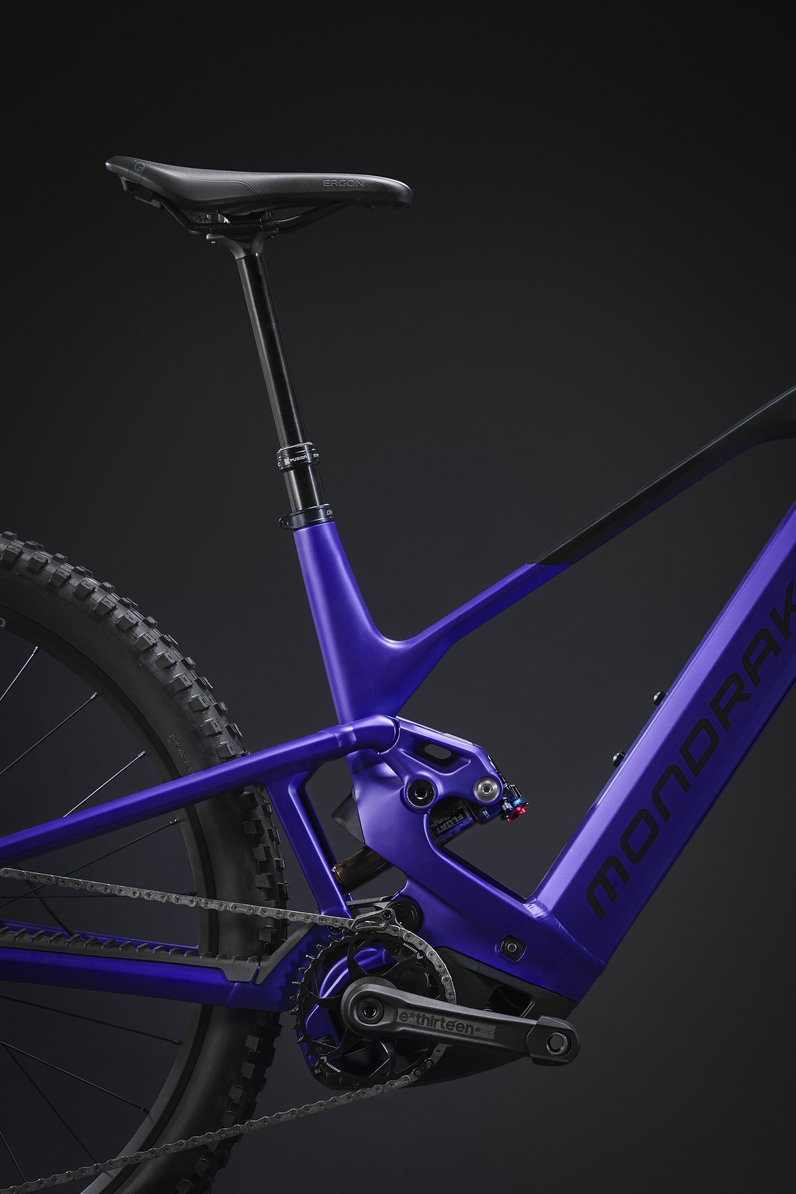 Bei Rahmen setzt Mondraker auf seine bekannte Forward-Geometrie.