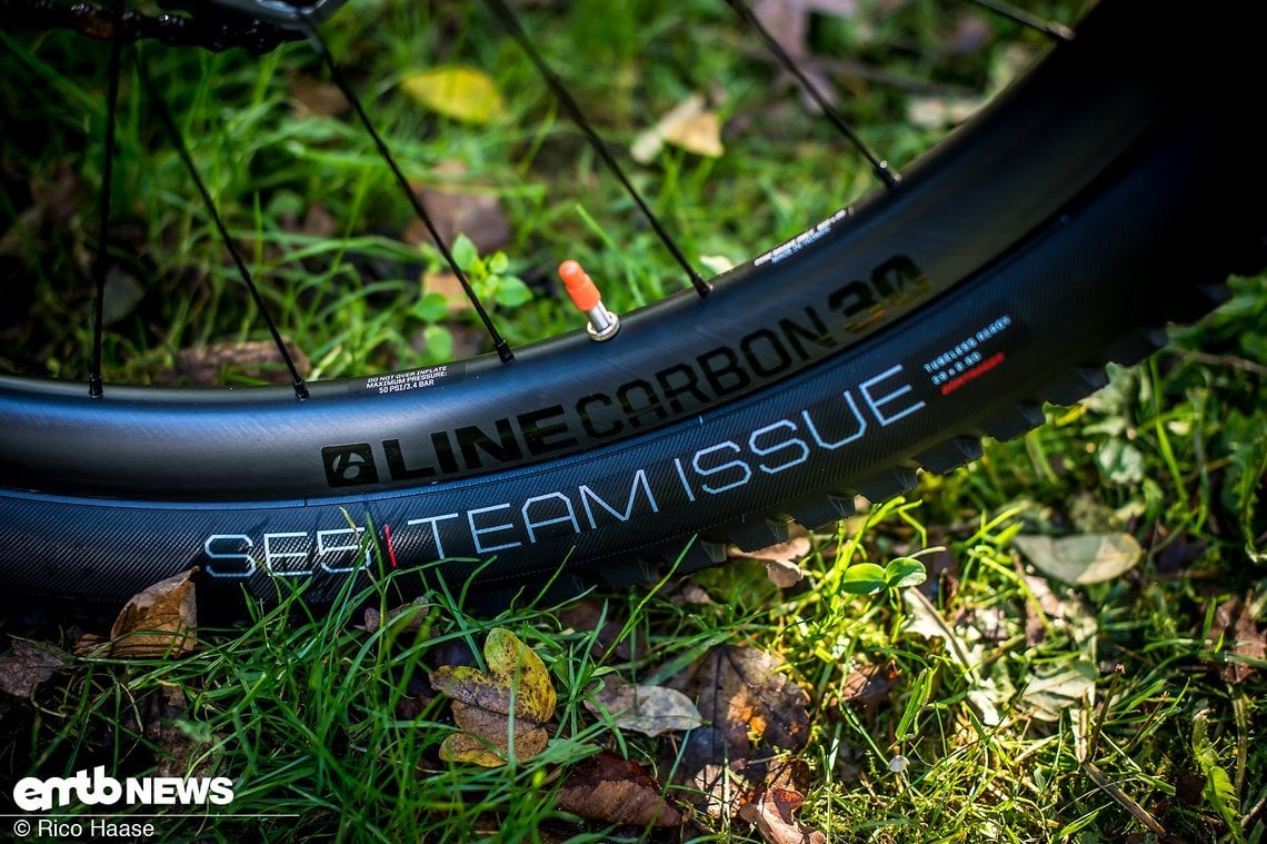 Die Bontrager-Laufräder sehen mit ihren Carbon-Felgen sehr nobel aus und funktionieren auf dem Trail ganz ausgezeichnet