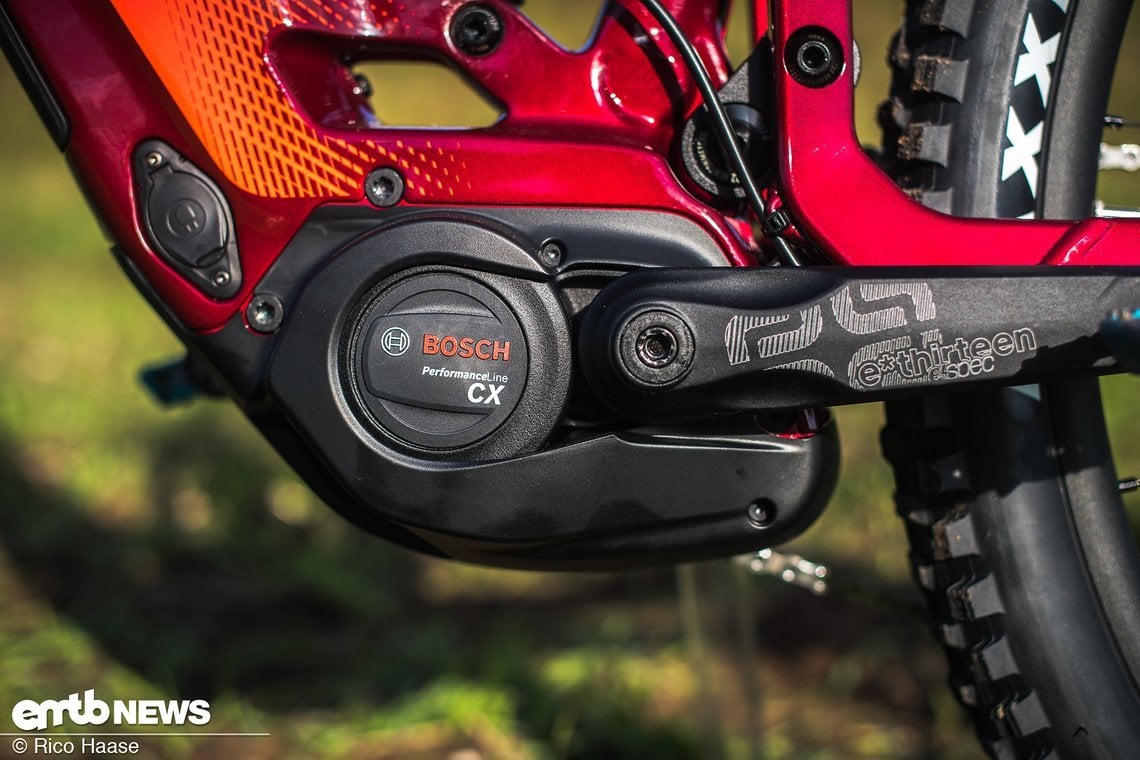 Ghost verbaut im aktuellen E-Riot Trail Pro einen Bosch Performance CX-Motor.