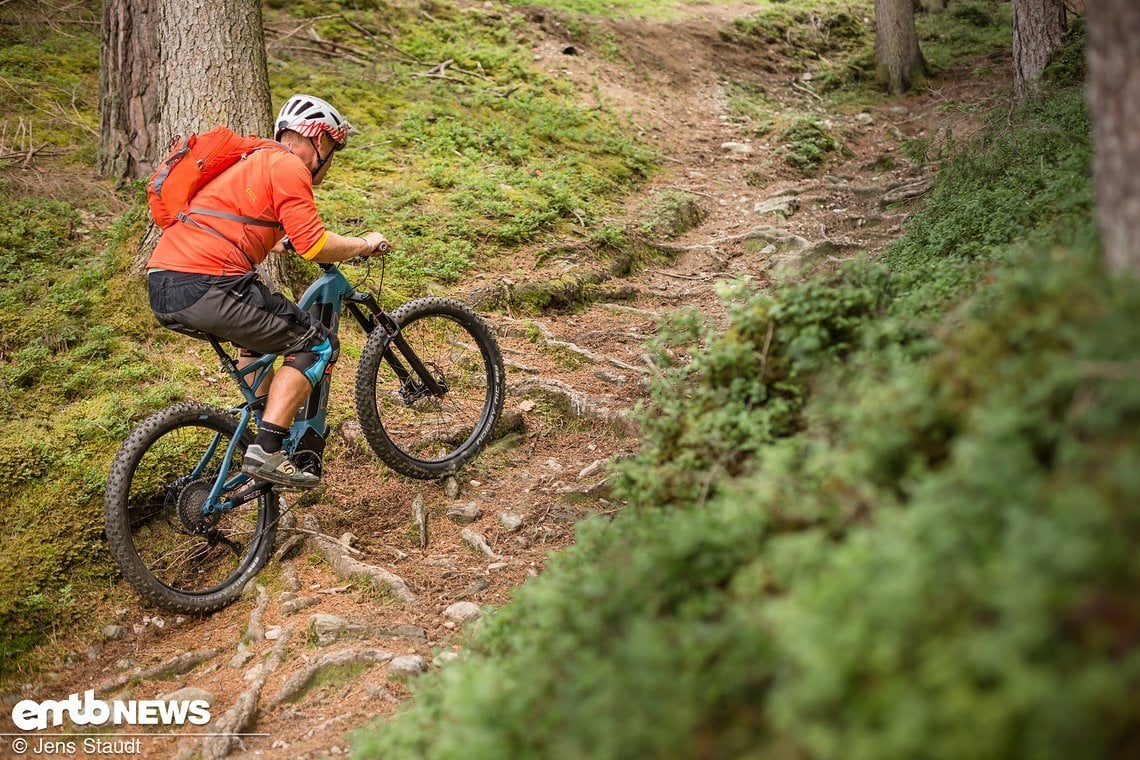 Die Uphill-Performance des Maxx konnte uns positiv überraschen.