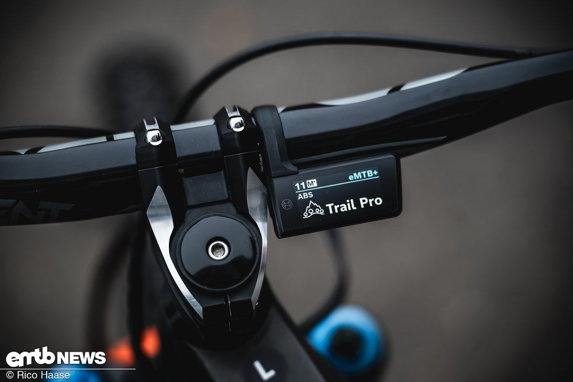 Im Display wird angezeigt, welcher ABS-Modus gewählt wurde.