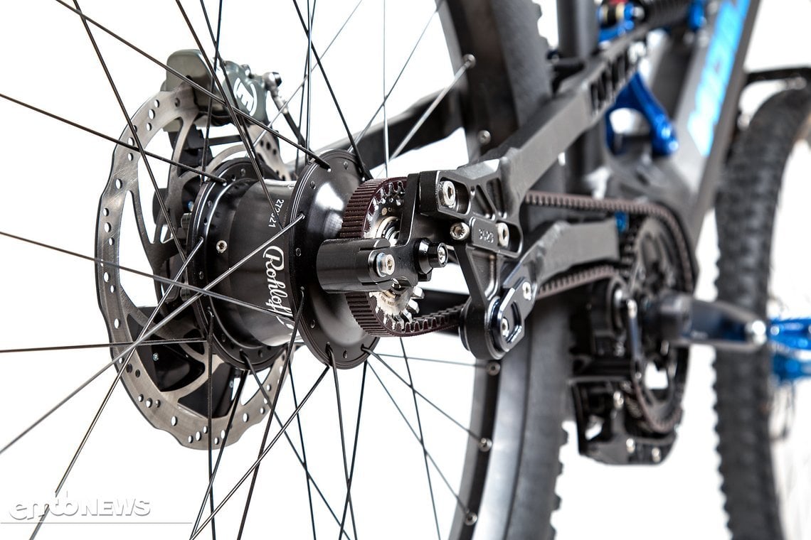 Am Topmodell Nicolai G1-EBOXX E14 schaltet eine unverwüstliche Rohloff Speedhub