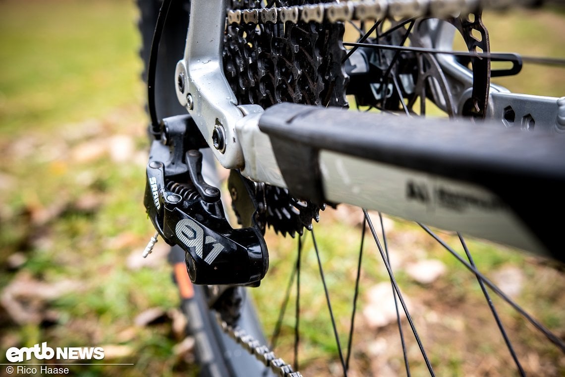 8 Gänge, perfekt auf's E-MTB abgestimmt