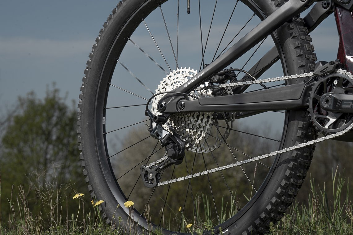 Zwar setzen TP4, TP4-S und TP4-R jeweils auf Shimano-Antriebe, dennoch ist das Rad mit UDH-Schaltauge ausgerüstet