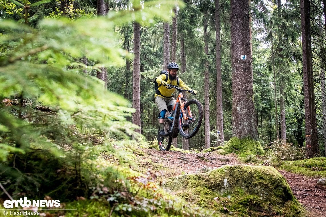 In der Summe bieten die Trails im Fichtelgebirge viele Spielmöglichkeiten für Spielkinder wie wir es sind.