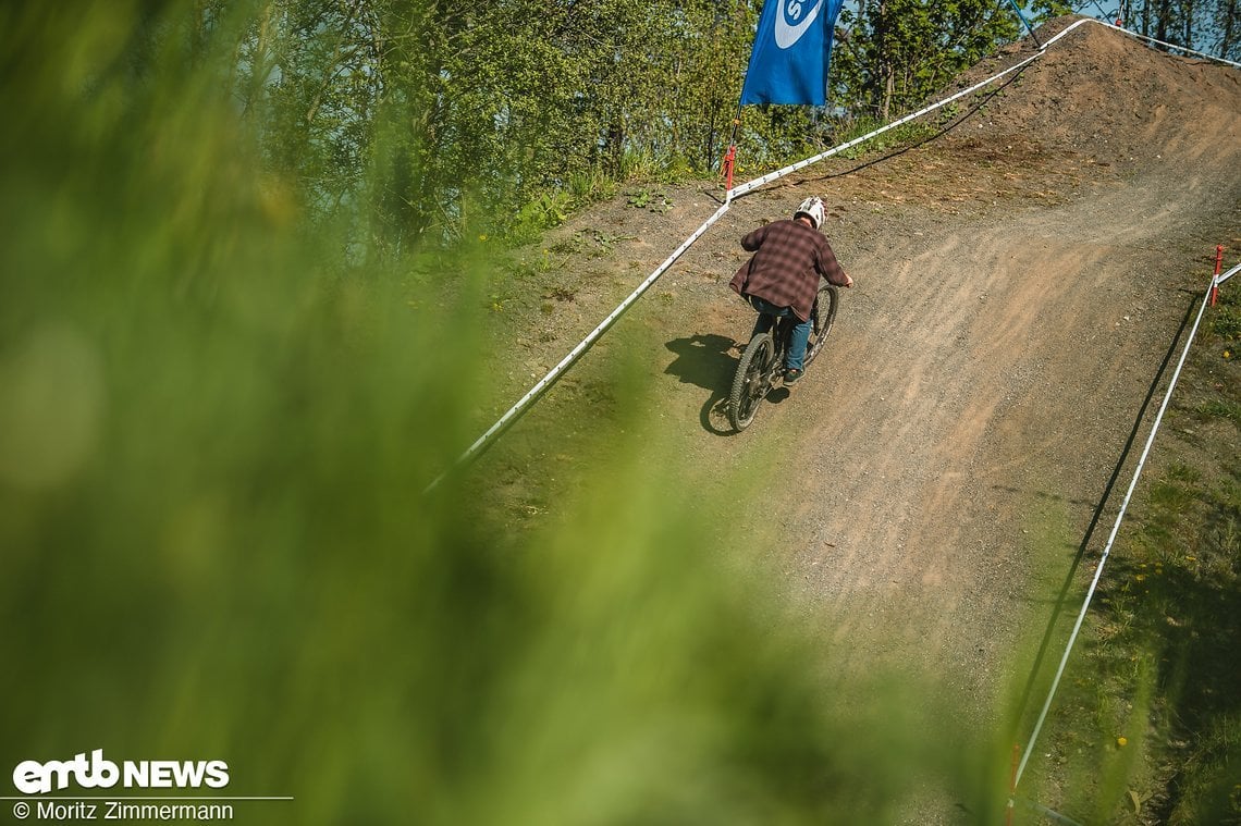 Nach einem kurzen Downhill-Start ging der Rest der Strecke nahezu komplett bergauf