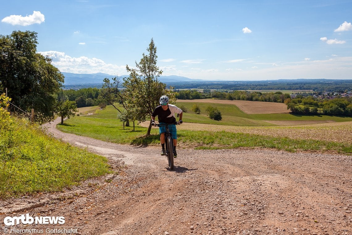 Im Uphill mit dem Drehmoment-Starken Bosch Performance CX-Antrieb und der 12-fach-Schaltung stark.