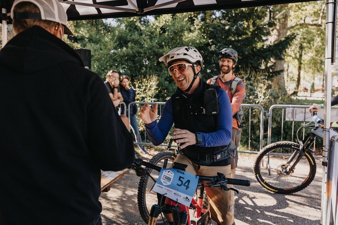 EWS-Mitgründer Enrico Guala vor dem Start