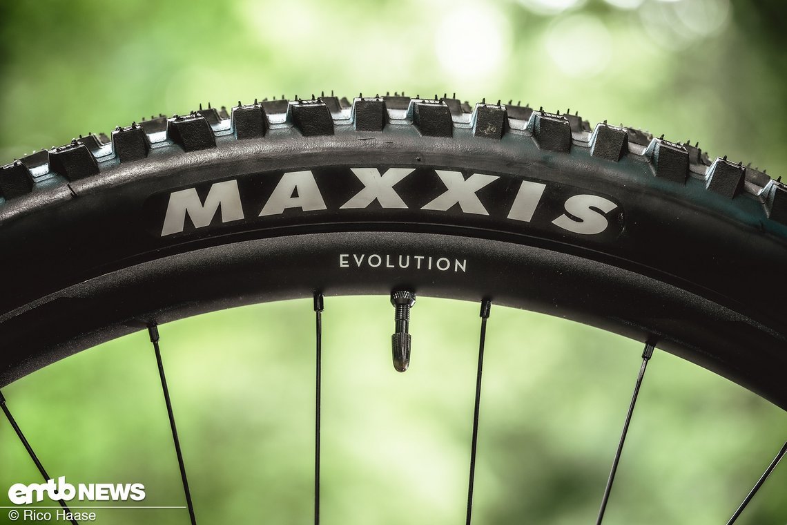 Bei Reifen und Laufrädern setzt Cube auf Maxxis-Reifen und ...