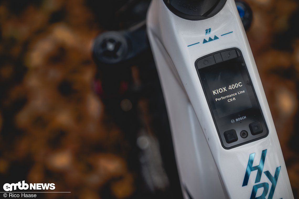 Das neue Display ist schick ins Oberrohr integriert.