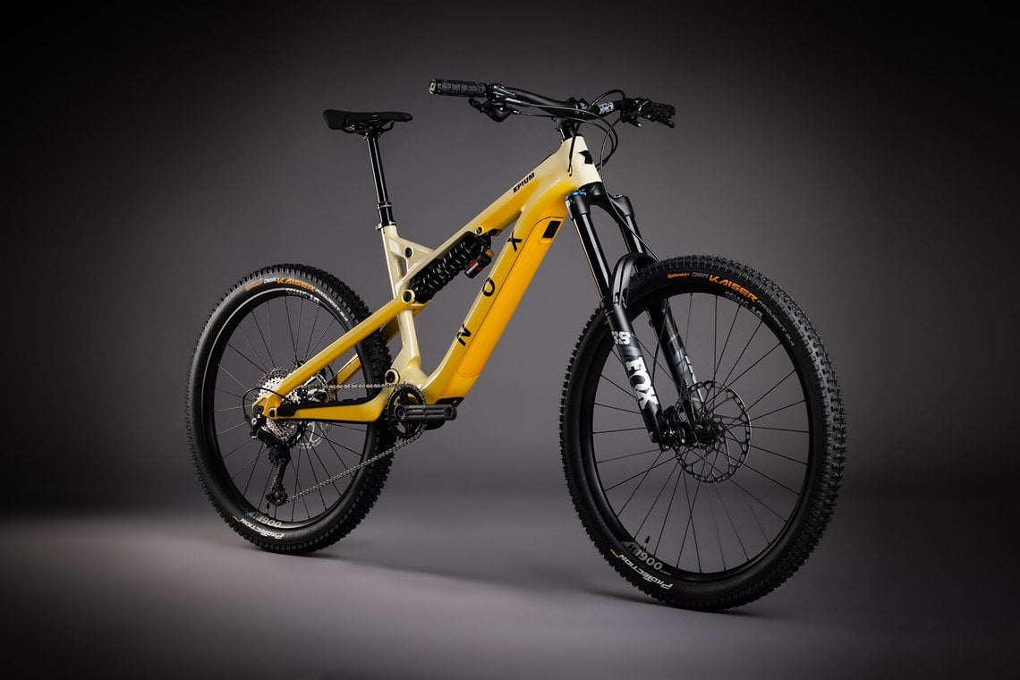 Nox Epium Enduro 7.1 Pro – mit Fox Performance-Fahrwerk, DT Swiss HX1700-Laufrädern und Shimano SLX-Schaltwerk.