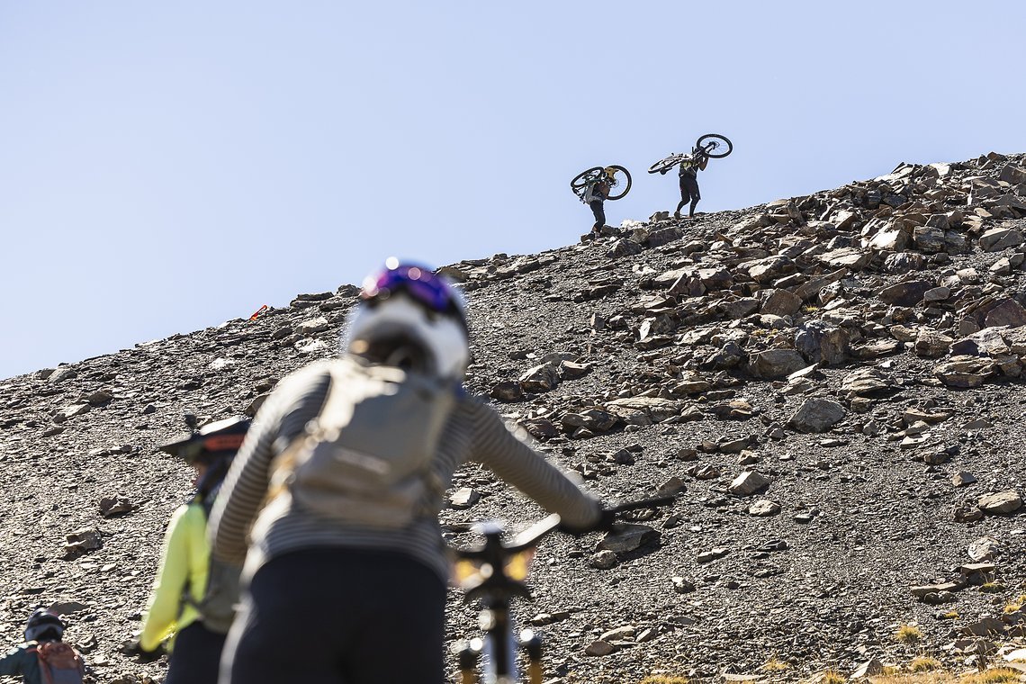 Wieder ein Uphill, den es zu erklimmen galt.