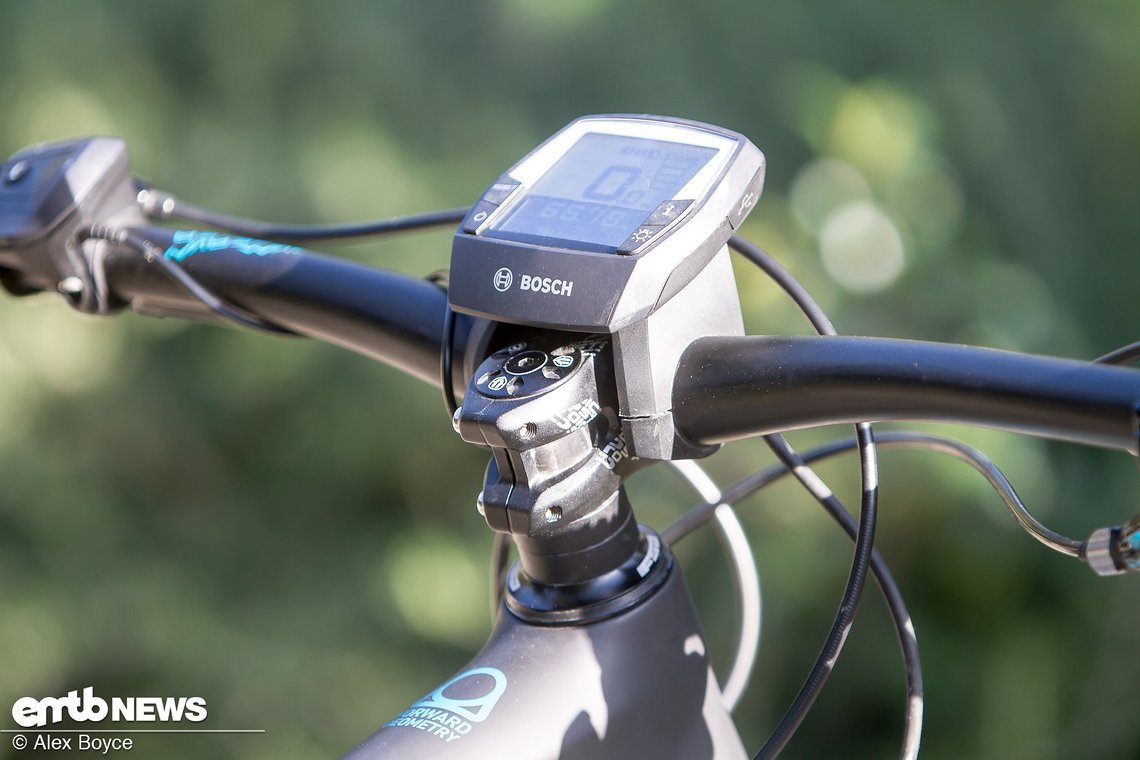 Das Bosch Intuvia Display war für unseren Geschmack etwas zu wuchtig Das Bosch Intuvia Display war für unseren Geschmack etwas zu wuchtig