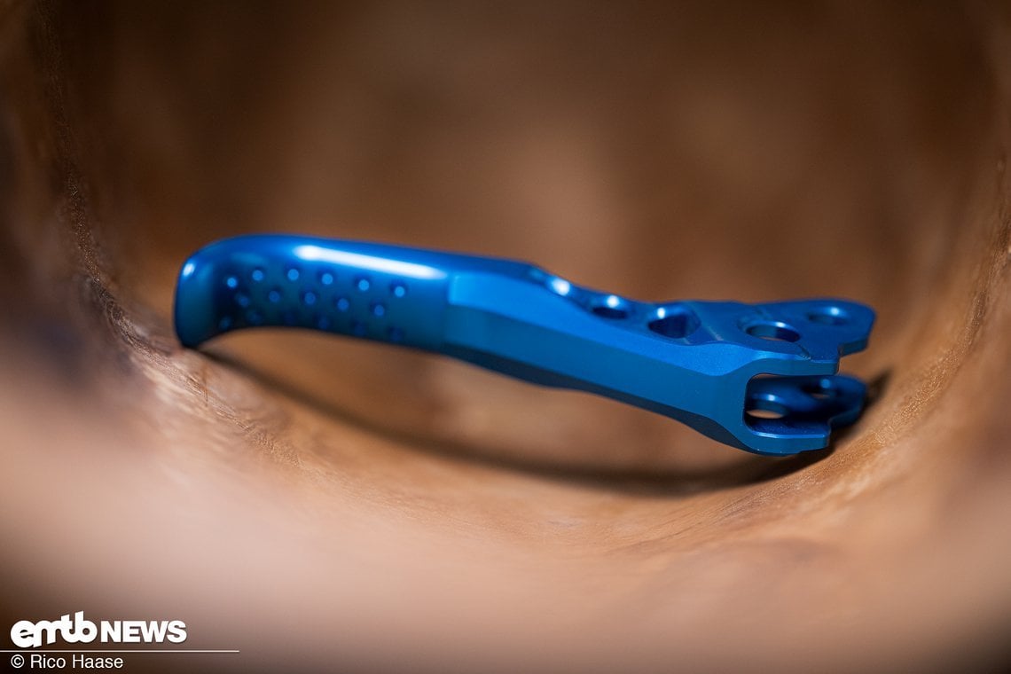 Die Bremshebel gibt es in unterschiedlichen Farben.