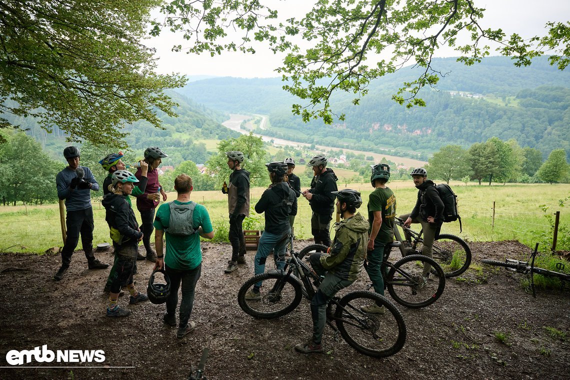 Gemeinsam erkundeten die Focus Riders die Trails und hatten eine gute Zeit zusammen.