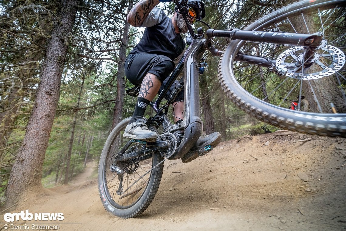 ... Uphill konnte es, Dank Bosch Performance CX-Motor, voll überzeugen