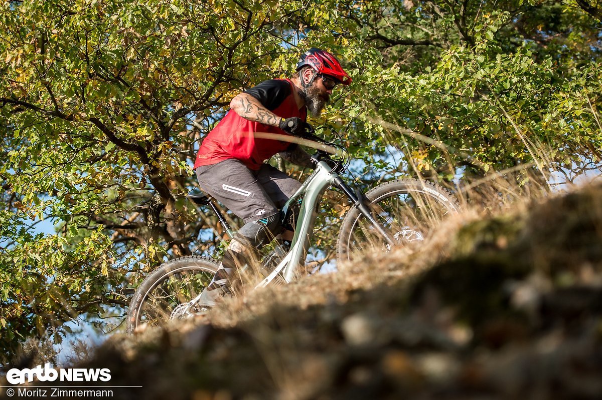 When it gets steep, you need to keep your weight forwards When it gets steep, you need to keep your weight forwards