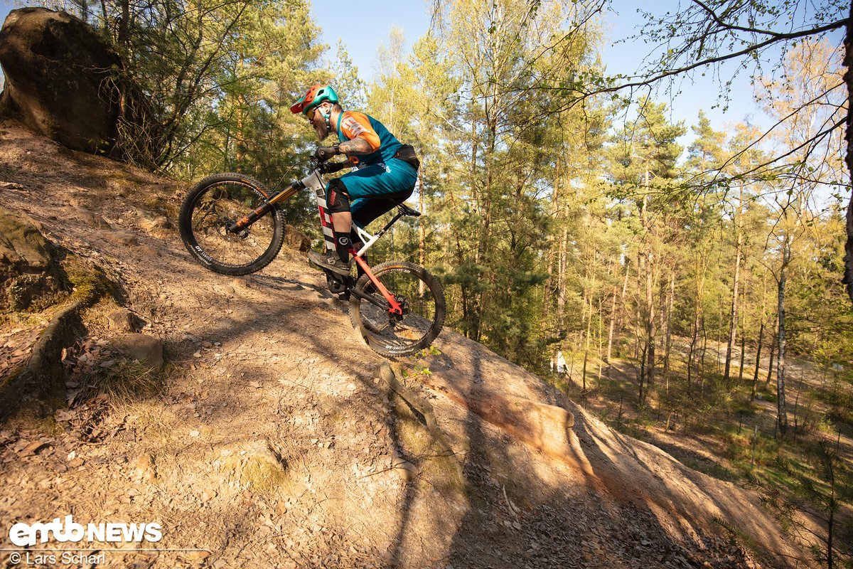 Uphill-Sektionen kommen wir gut hinauf Uphill-Sektionen kommen wir gut hinauf