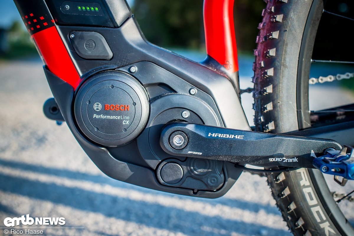 The Bosch Performance CX motor provides a decent push up to 25 km/h The Bosch Performance CX motor provides a decent push up to 25 km/h