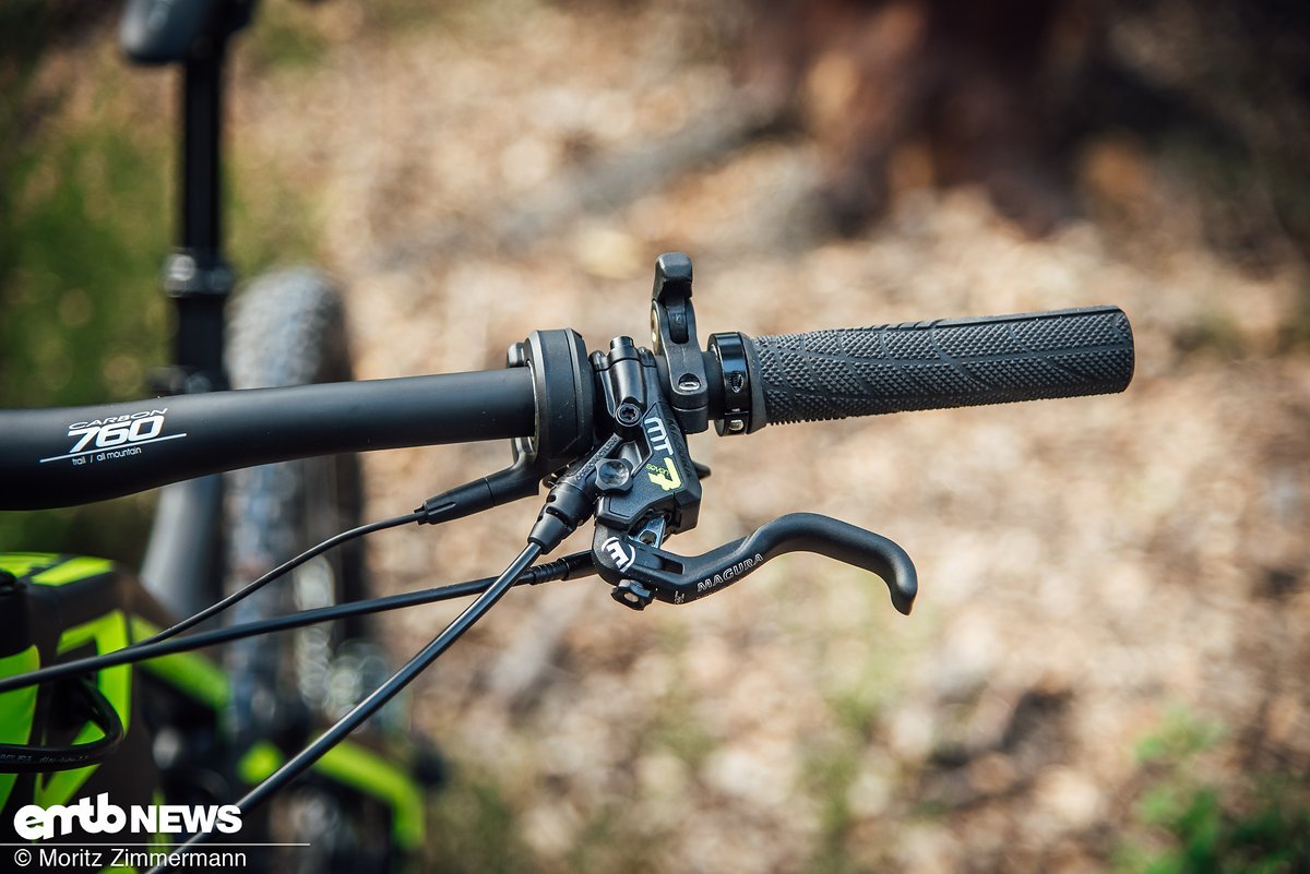 Am Simplon Steamer Carbon bremst eine Magura MT7 Am Simplon Steamer Carbon bremst eine Magura MT7