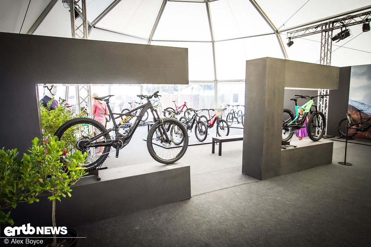One third of the Expo space is dedicated to E-bikes, indicating the importance of the E-bikes to the range. One third of the Expo space is dedicated to E-bikes, indicating the importance of the E-bikes to the range.