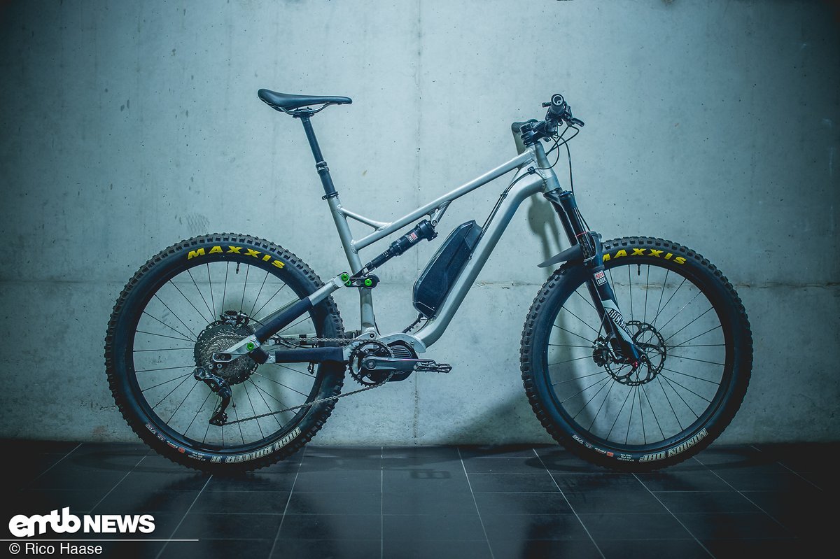 First prototype of the Canyon Spectral:ON First prototype of the Canyon Spectral:ON