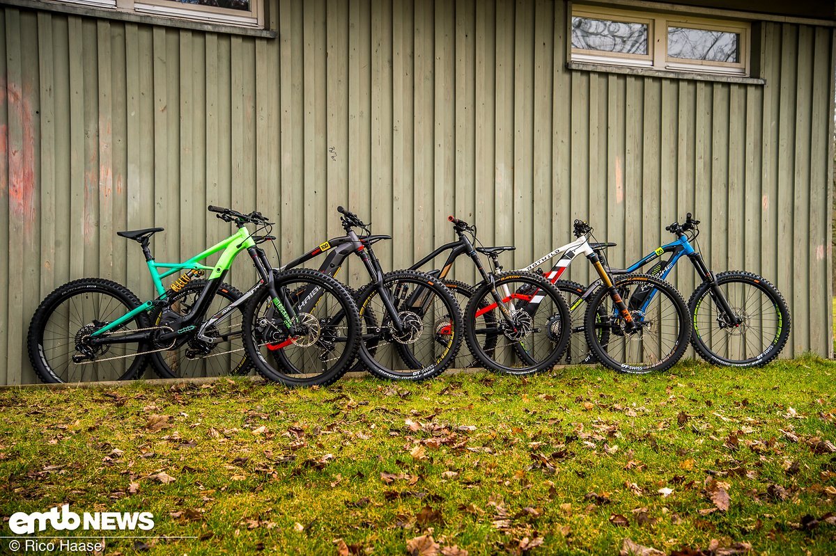 Unsere E-Freeride-Bikes im Test Unsere E-Freeride-Bikes im Test