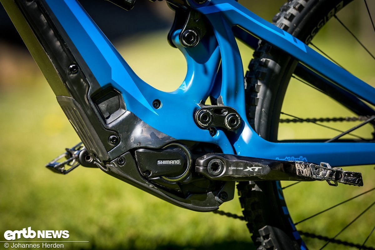 The top-end model is fitted with a powerful 70 Nm Shimano Steps E8000 motor The top-end model is fitted with a powerful 70 Nm Shimano Steps E8000 motor