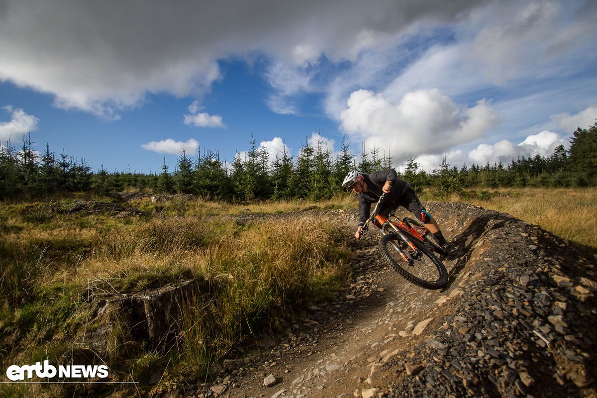 The berms on all the trails are perfect, no braking bumps, smooth and big The berms on all the trails are perfect, no braking bumps, smooth and big